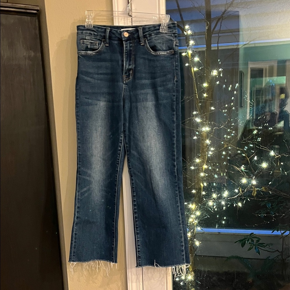 EUC Vervet Leona High rise distressed Blue Jeans sz 26